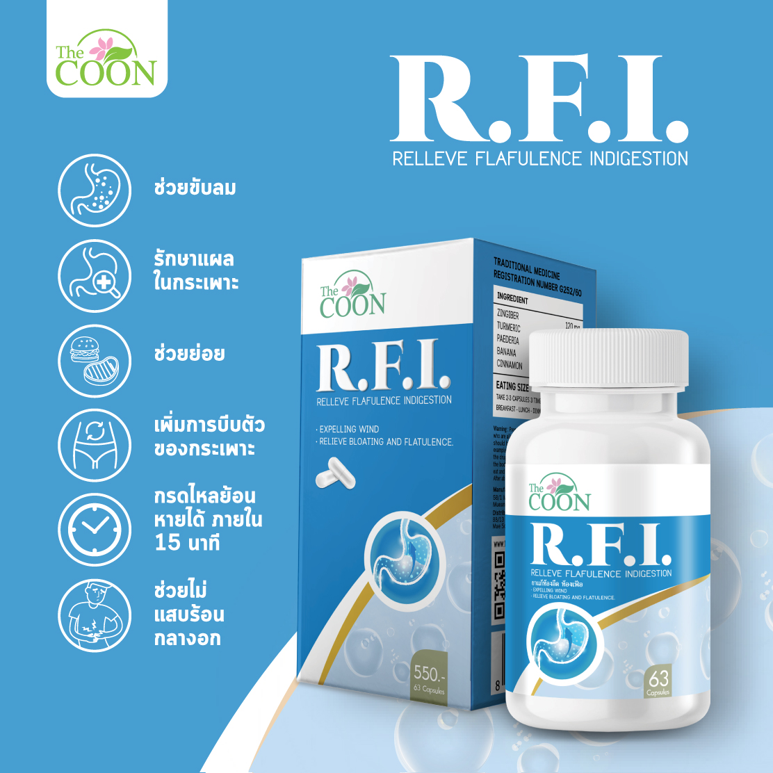 ยาแก้ท้องอืด ท้องเฟ้อ